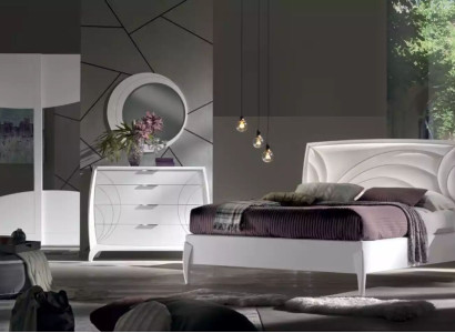 Luxus Schlafzimmer Sets Bett 2x Nachttische Design Kommode Möbel 6tlg